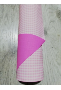 CELOFÁN (70x40m) vichy rosa...