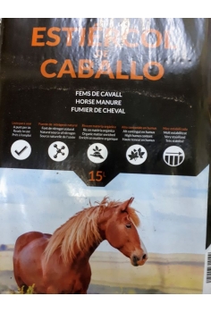 ESTIERCOL CABALLO 15L...
