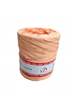 RAPHIA NARANJA PASTEL (15mm...
