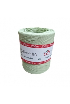 RAPHIA VERDE PASTEL (15mm x...