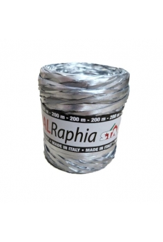 RAPHIA PLATA METAL (15mm x...
