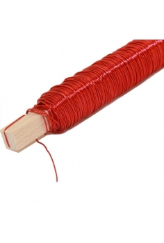 BOBINA ALAMBRE LACADO ROJO...