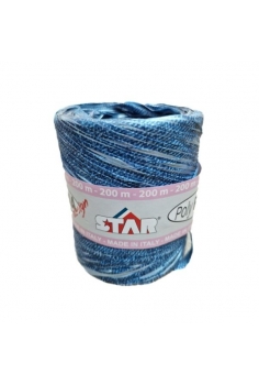 RAPHIA AZUL ROTO (15mm x...