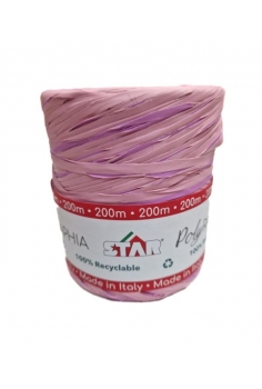 RAPHIA LILA + ROSA PASTEL...