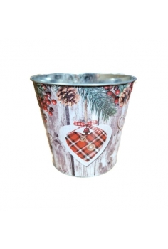 MACETA LATÓN XMAS G (diam...