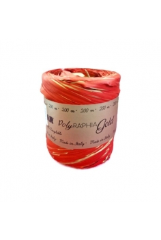 RAPHIA NARANJA GOLD (15mm x...