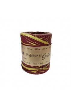 RAPHIA MARRÓN GOLD (15mm x...