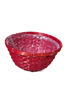 CESTA ROJA PLASTIFICADA...