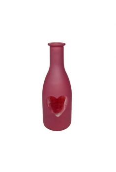 BOTELLA CRISTAL ROSA...