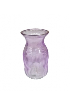 JARRÓN CRISTAL LILA A...