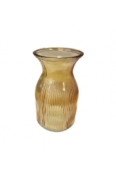 JARRÓN CRISTAL AMARILLO A...