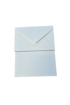 SOBRES + TARJETAS CREMA...