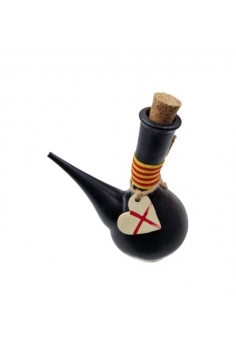 PORRÓN CERÁMICA NEGRA...