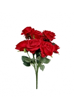 POMO 10 ROSAS DE TELA...